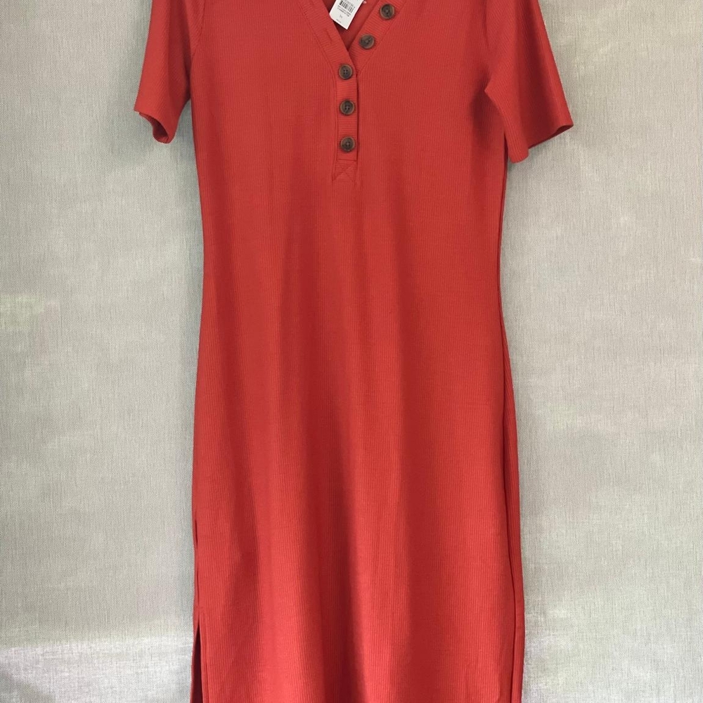LOFT Red Maxi Dress